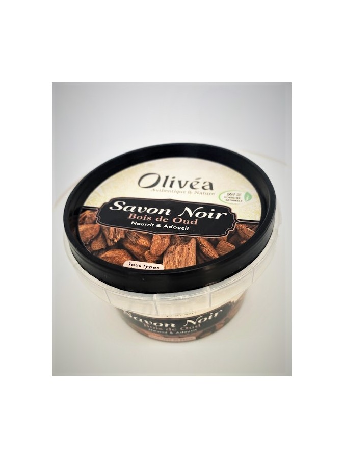Savon noir Olivéa - Bois de Oud