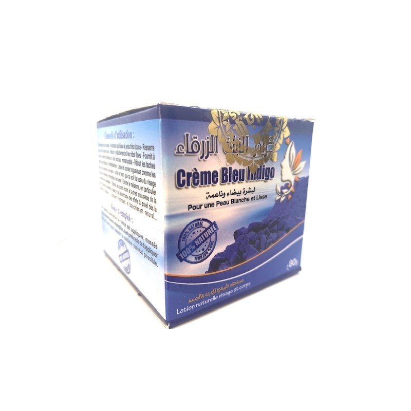 Crème nila bleu éclaircissante naturelle Crème nila bleu éclaircissante naturelle