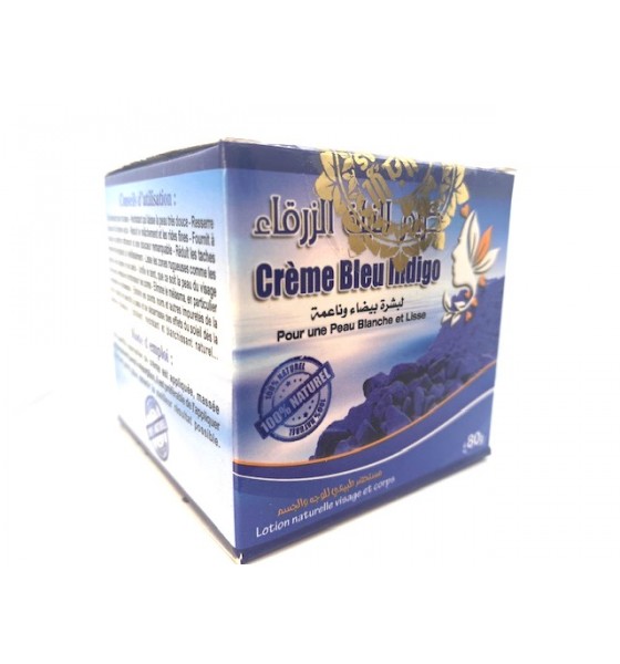 Crème nila bleu éclaircissante naturelle