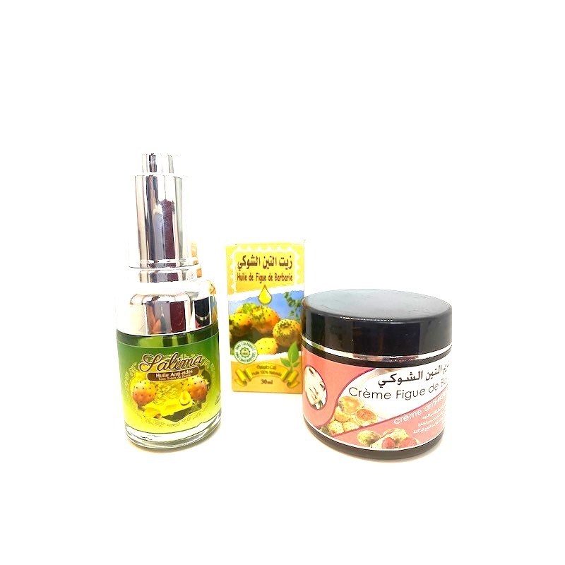 Pack 2 Huiles de Figue de Barbarie + Crème Figue de Barbarie
