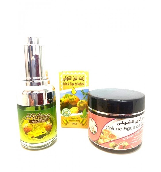 Pack 2 Huiles de Figue de Barbarie + Crème Figue de Barbarie