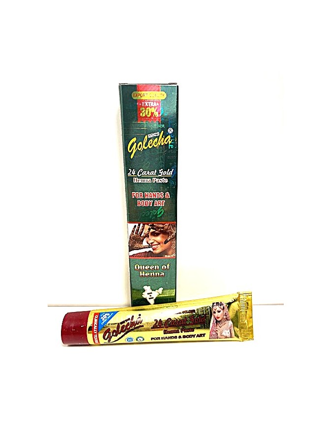Henné en tube couleur marron