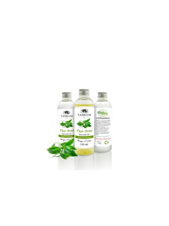 Huile d'arbre à thé 100% pure et naturelle  - 100ml - Tameem