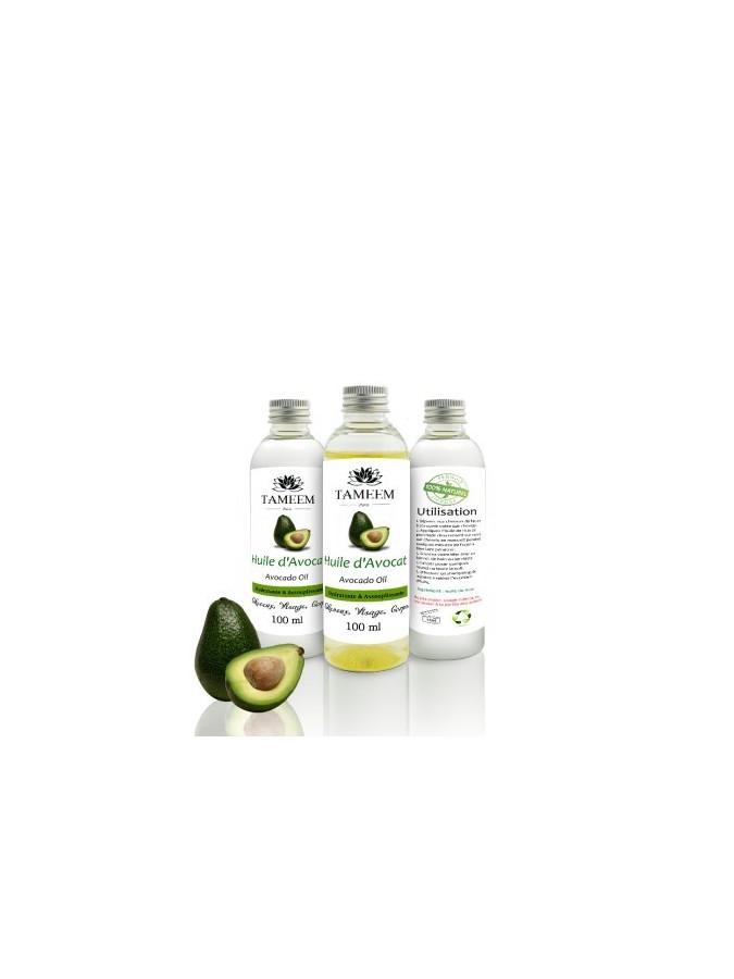 Huile d'avocat - 100ml - Tameem