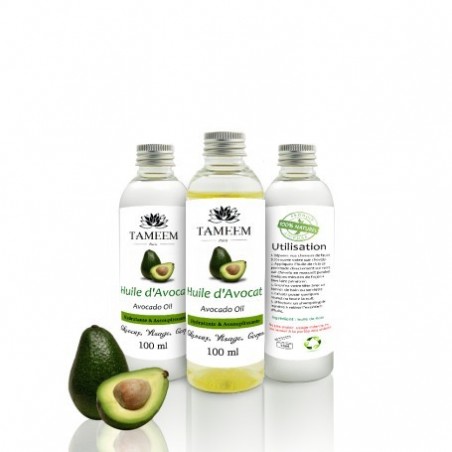 Huile d'avocat - 100ml - Tameem