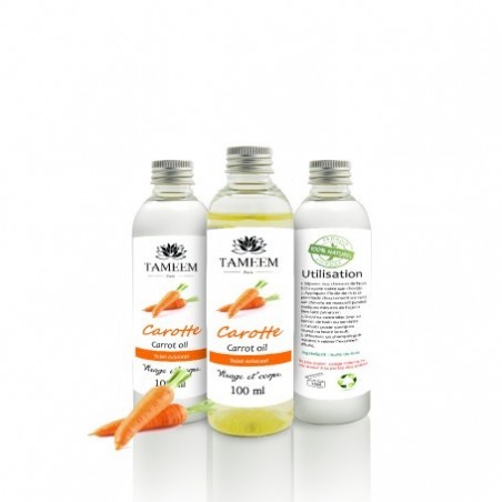 Huile de carotte - 100ml - Tameem