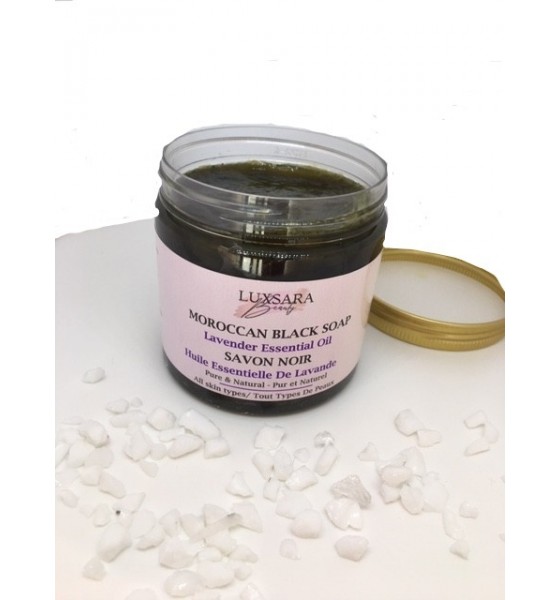 Le Savon Noir Huile Essentielle De Lavande Marocain 100% Naturel
